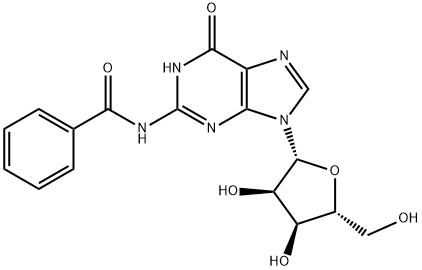 N2-Benzoyl-D-guanosine Struktur