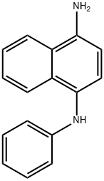 N-Phenyl-1,4-naphthalenediamine Struktur