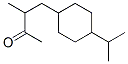 3-methyl-4-[4-(1-methylethyl)cyclohexyl]butan-2-one Struktur