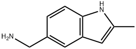 C-(2-METHYL-1H-INDOL-5-YL)-METHYLAMINE Struktur