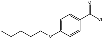 4-N-PENTYLOXYBENZOYL CHLORIDE Struktur