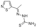 1-(5-Isothiazolyl)ethanone thiosemicarbazone Struktur