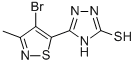 5-(4-Bromo-3-methylisothiazol-5-yl)-1H-1,2,4-triazole-3-thiol Struktur