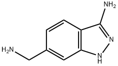 (6-AMinoMethyl-1H-indazol-3-yl)aMine Struktur