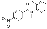 Benzamide, N-methyl-N-(3-methyl-2-pyridinyl)-4-nitro- Struktur