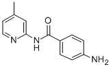 4-Amino-N-(4-methyl-2-pyridyl)benzamide Struktur