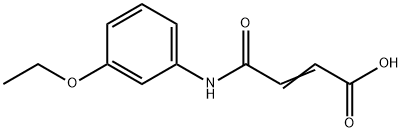 4-(3-ETHOXYANILINO)-4-OXOBUT-2-ENOIC ACID Struktur