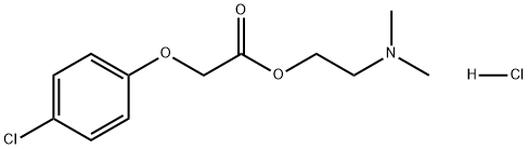 Meclofenoxate hydrochloride Structure