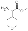 (S)-AMINO-(TETRAHYDRO-PYRAN-4-YL)-ACETIC ACID METHYL ESTER Structure