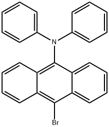 9-BroMo-10-(N,N-diphenylaMino)anthracene Struktur