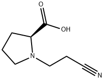 L-Proline, 1-(2-cyanoethyl)- (9CI) Struktur