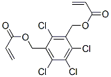 (tetrachloro-1,3-phenylene)bismethylene diacrylate Struktur