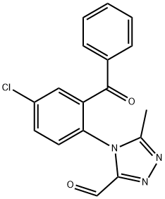 4-(2-Benzoyl-4-chlorophenyl)-5-Methyl-4H-1,2,4-triazole-3-carboxaldehyde