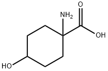 Cyclohexanecarboxylic acid, 1-amino-4-hydroxy- (9CI) Struktur