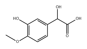 DL-4-HYDROXY-3-METHOXYMANDELIC ACID Struktur