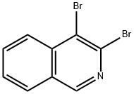 3,4-DIBROMOISOQUINOLINE Struktur