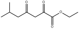 ethyl 6-methyl-2,4-dioxoheptanoate Struktur