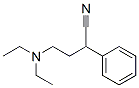 4-(diethylamino)-2-phenylbutyronitrile Struktur