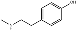 4-(2-METHYLAMINO-ETHYL)-PHENOL Structure