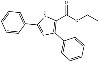 ETHYL 2,4-DIPHENYLIMIDAZOLE-5-CARBOXYLATE Struktur