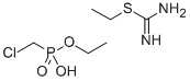 2-Ethyl-2-thiopseudourea O-ethyl-(chloromethyl)phosphite Struktur