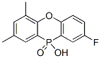 8-Fluoro-10-hydroxy-2,4-dimethyl-10H-phenoxaphosphine 10-oxide Struktur