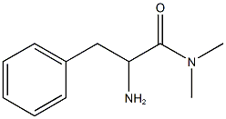 2-amino-N,N-dimethyl-3-phenylpropanamide Struktur