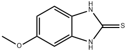 5-Methoxy-2-mercaptobenzimidazole Structure