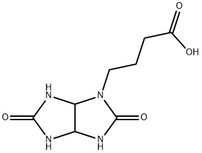 4-(2,5-DIOXO-HEXAHYDRO-IMIDAZO[4,5-D]IMIDAZOL-1-YL)-BUTYRIC ACID Struktur