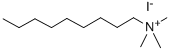 TRIMETHYLNONYLAMMONIUMIODIDE Struktur