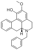 (R)-5,6,6a,7-Tetrahydro-2-methoxy-6-(phenylmethyl)-4H-dibenzo(de,g)qui nolin-1-ol Struktur