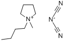 1-BUTYL-1-METHYLPYRROLIDINIUM DICYANAMID Struktur