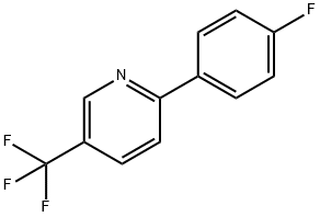 2-(4-Fluorophenyl)-5-(trifluoromethyl)pyridine Struktur