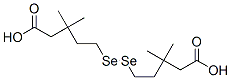 5,5'-Diselenobis(3,3-dimethylvaleric acid) Struktur