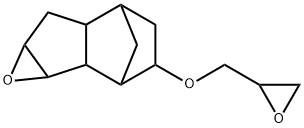 1,2-epoxy-6-(2,3-epoxypropoxy)hexahydro-4,7-methanoindan Struktur