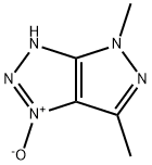 Pyrazolo[3,4-d]-1,2,3-triazole, 3,4-dihydro-4,6-dimethyl-, 1-oxide (9CI) Struktur