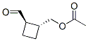 Cyclobutanecarboxaldehyde, 2-[(acetyloxy)methyl]-, (1R,2R)- (9CI) Struktur