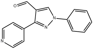 1-PHENYL-3-PYRIDIN-4-YL-1H-PYRAZOLE-4-CARBALDEHYDE Struktur