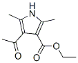 1H-Pyrrole-3-carboxylicacid,4-acetyl-2,5-dimethyl-,ethylester(9CI) Struktur