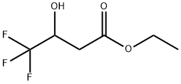 Ethyl 3-hydroxy-4,4,4-trifluorobutyrate Structure