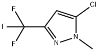 3-trifluoromethyl-1-methyl-1H-5-chloroPyrazole Struktur