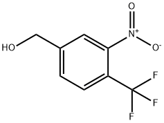 3-NITRO-4-(TRIFLUOROMETHYL)BENZYL ALCOHOL Struktur