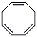 1,3,6-Cyclooctatriene. Struktur