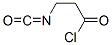 3-Isocyanatopropanoylchloride Struktur