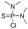 Bis(dimethylamino)chlorophosphine sulfide Struktur