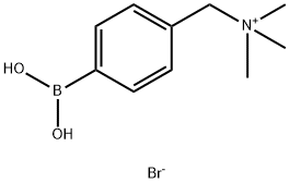 4-(TRIMETHYLAMMONIUM)METHYLPHENYLBORONIC ACID BROMIDE SALT Struktur