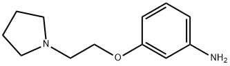 3-(2-(PYRROLIDIN-1-YL)ETHOXY)ANILINE, 373824-30-7, 結(jié)構(gòu)式