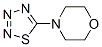 5-morpholino-1,2,3,4-thiatriazole  Struktur