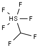 Trifluoromethylsulfur trifluoride Struktur