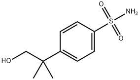 4-(2-Hydroxy-1,1-dimethylethyl)benzenesulfonamide Struktur